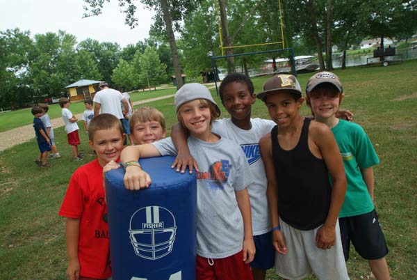 Making friends at Kamp is easy