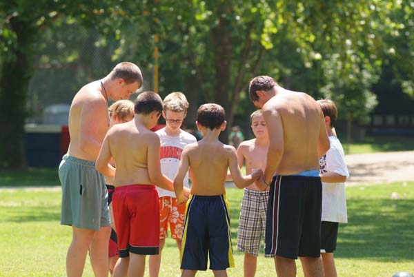 We pray together